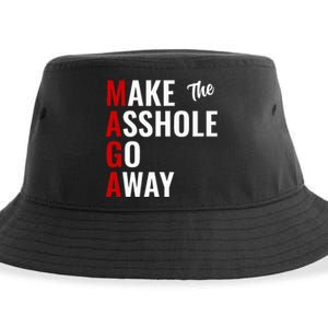 Anti Trump Maga Make The Asshole Go Away Sustainable Bucket Hat