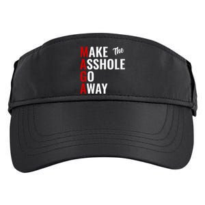 Anti Trump Maga Make The Asshole Go Away Adult Drive Performance Visor