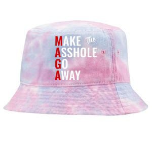 Anti Trump Maga Make The Asshole Go Away Tie-Dyed Bucket Hat