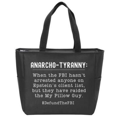 Anarcho Tyranny MAGA Conservative Defund The FBI Zip Tote Bag