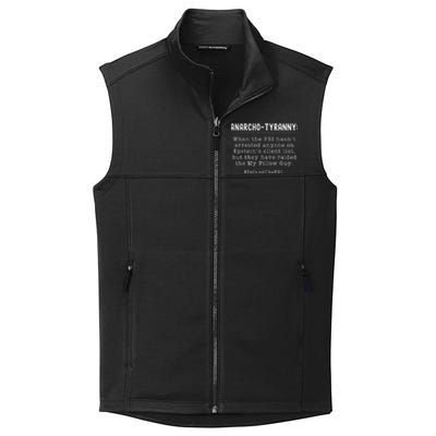 Anarcho Tyranny MAGA Conservative Defund The FBI Collective Smooth Fleece Vest