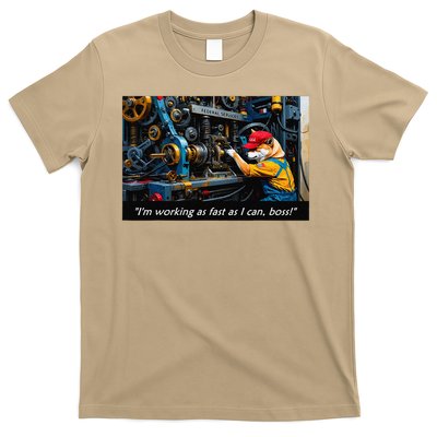 Adjusting the Machine T-Shirt
