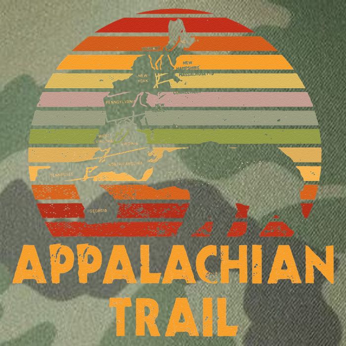 Appalachian Trail Map With Bear Legacy Tie Dye Trucker Hat
