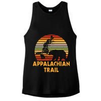 Appalachian Trail Map With Bear Ladies PosiCharge Tri-Blend Wicking Tank