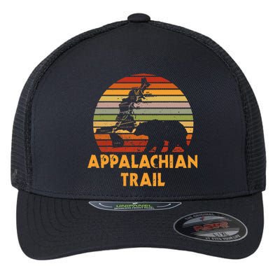 Appalachian Trail Map With Bear Flexfit Unipanel Trucker Cap