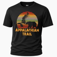 Appalachian Trail Map With Bear Performance Shirt