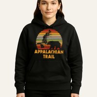 Appalachian Trail Map With Bear Hoodie