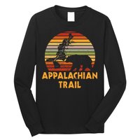 Appalachian Trail Map With Bear Long Sleeve Shirt