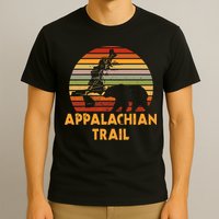 Appalachian Trail Map With Bear T-Shirt