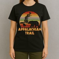 Appalachian Trail Map With Bear T-Shirt