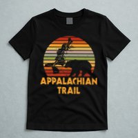 Appalachian Trail Map With Bear T-Shirt