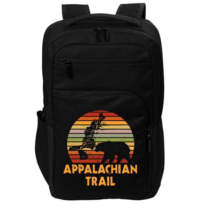 Appalachian Trail Map With Bear Impact Tech Backpack