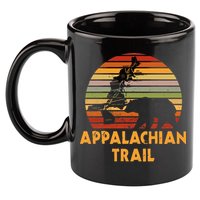 Appalachian Trail Map With Bear 11oz C Handle Ceramic Mug