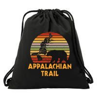 Appalachian Trail Map With Bear Drawstring Bag