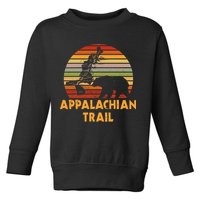Appalachian Trail Map With Bear Toddler Sweatshirt