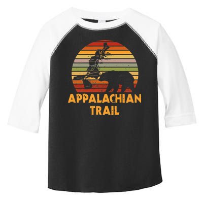 Appalachian Trail Map With Bear Toddler Fine Jersey T-Shirt
