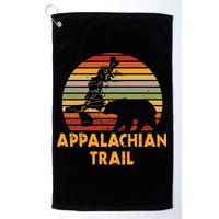 Appalachian Trail Map With Bear Golf Towel