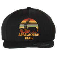 Appalachian Trail Map With Bear Wool Snapback Cap