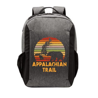 Appalachian Trail Map With Bear Vector Backpack
