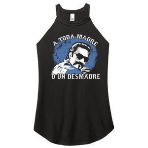 A Toda Madre O Un Desmadre Women's Perfect Tri Rocker Tank