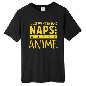 Anime Take Naps Watch Anime Tall Fusion ChromaSoft Performance T-Shirt