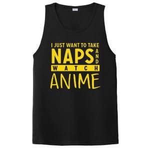 Anime Take Naps Watch Anime PosiCharge Competitor Tank