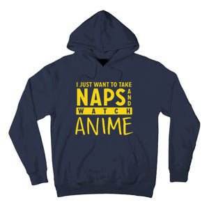 Anime Take Naps Watch Anime Tall Hoodie