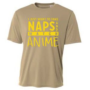 Anime Take Naps Watch Anime Cooling Performance Crew T-Shirt