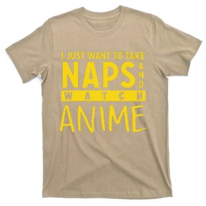 Anime Take Naps Watch Anime T-Shirt