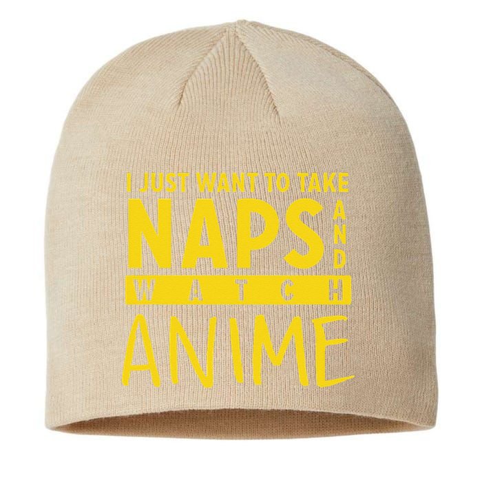 Anime Take Naps Watch Anime Sustainable Beanie