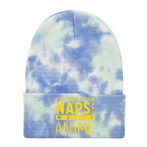 Anime Take Naps Watch Anime Tie Dye 12in Knit Beanie