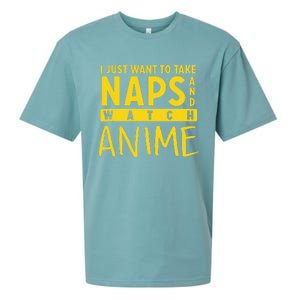 Anime Take Naps Watch Anime Sueded Cloud Jersey T-Shirt