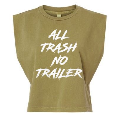 All Trash No Trailer Garment-Dyed Women's Muscle Tee