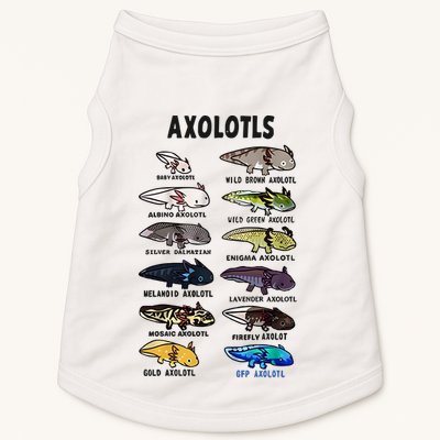Axolotl Types Names List Doggie Tank