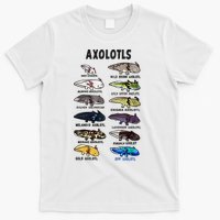 Axolotl Types Names List T-Shirt