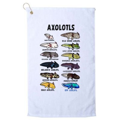 Axolotl Types Names List Golf Towel