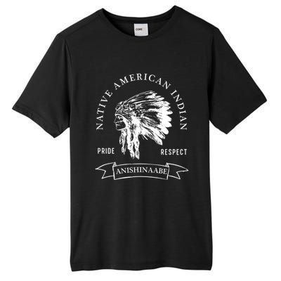 Anishinaabe Tribe Native American Indian Pride Respect Vinta Gift Tall Fusion ChromaSoft Performance T-Shirt