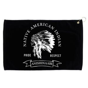 Anishinaabe Tribe Native American Indian Pride Respect Vinta Gift Grommeted Golf Towel