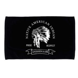 Anishinaabe Tribe Native American Indian Pride Respect Vinta Gift Microfiber Hand Towel