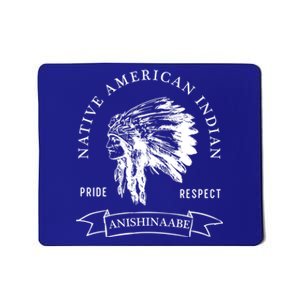 Anishinaabe Tribe Native American Indian Pride Respect Vinta Gift Mousepad