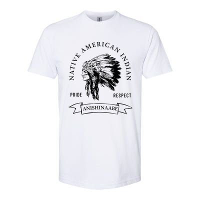 Anishinaabe Tribe Native American Indian Pride Respect Vinta Gift Softstyle® CVC T-Shirt