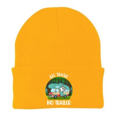 All Trash No Trailer Meaningful Gift Knit Cap Winter Beanie