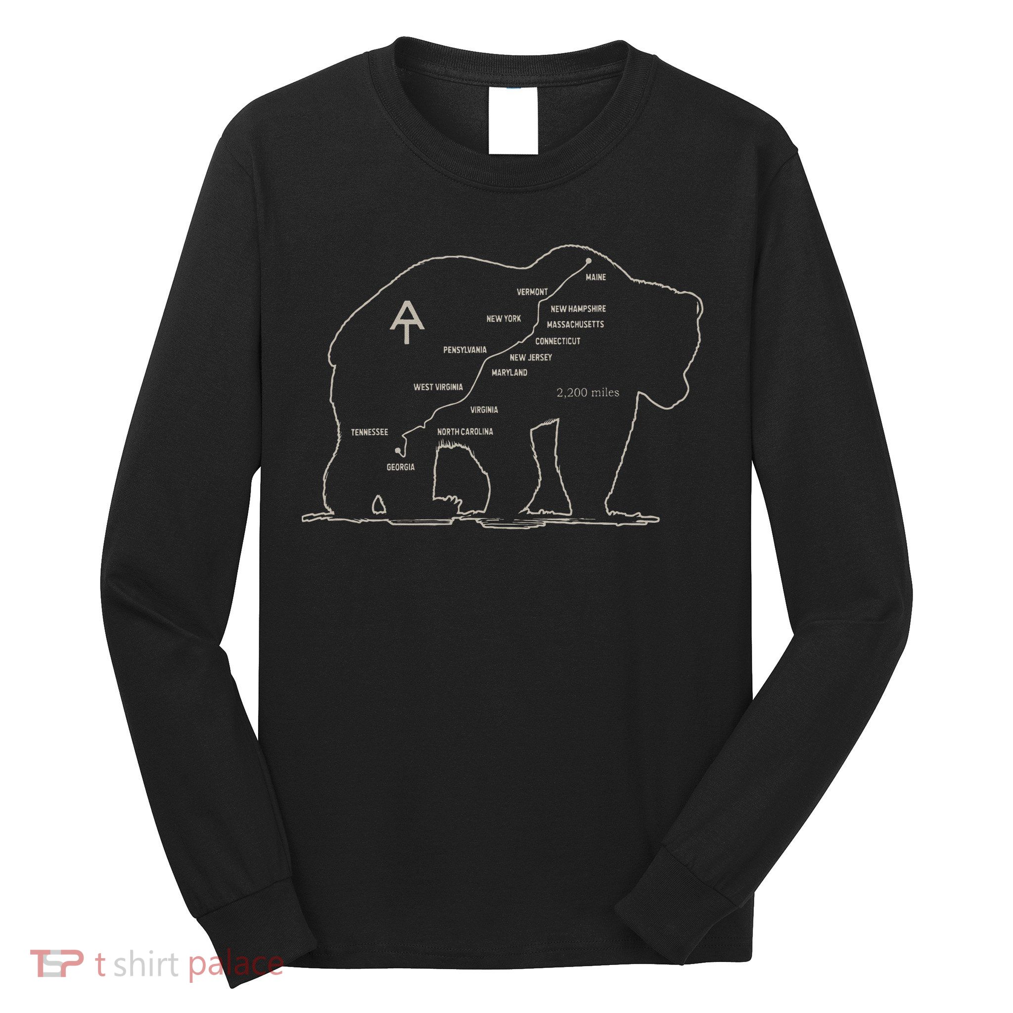 Appalachian Trail National Park Established 1921 1937 Long Sleeve Shirt
