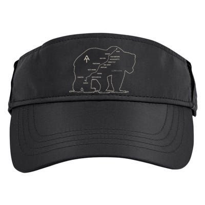 Appalachian Trail National Park Established 1921 1937 Adult Drive Performance Visor