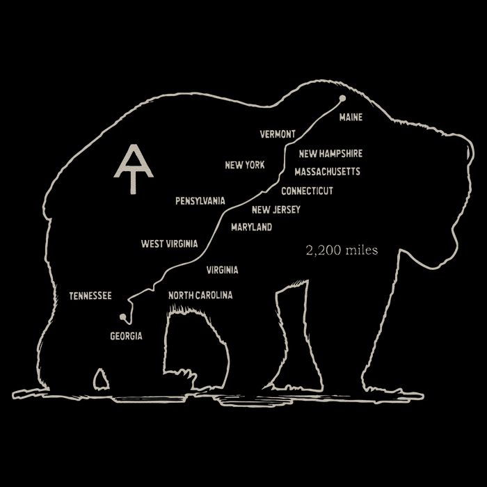 Appalachian Trail National Park Established 1921 1937 16 in Basic Backpack