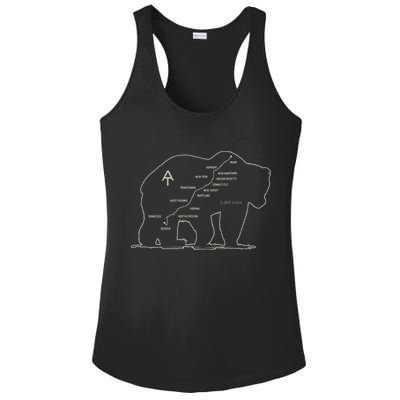 Appalachian Trail National Park Established 1921 1937 Ladies PosiCharge Competitor Racerback Tank