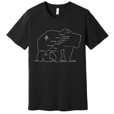 Appalachian Trail National Park Established 1921 1937 Premium T-Shirt