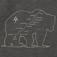 Appalachian Trail National Park Established 1921 1937 Vector Backpack