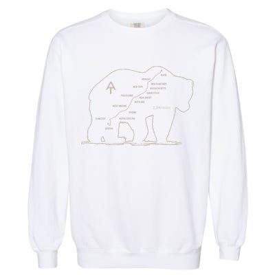 Appalachian Trail National Park Established 1921 1937 Garment-Dyed Sweatshirt