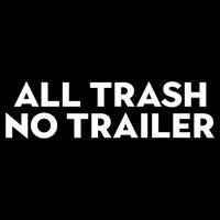 All Trash No Trailer Unisex Black Cotton Small Drawstring Bag